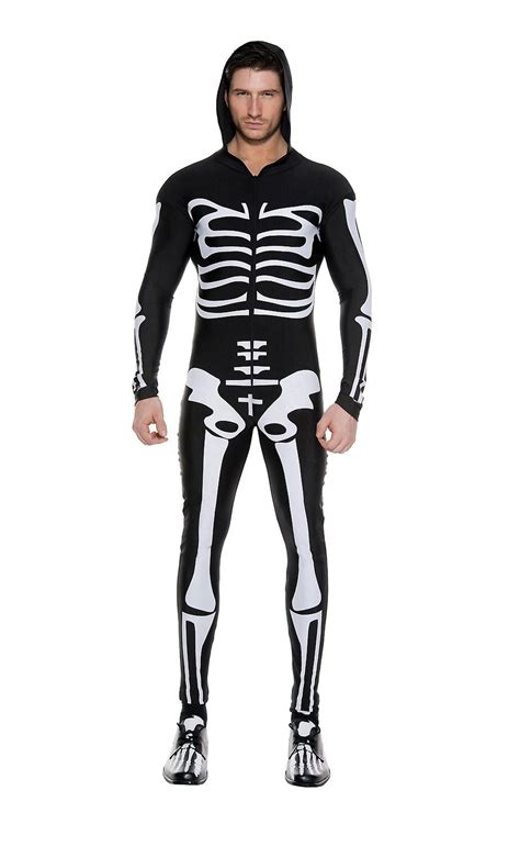 male skeleton costume|full body skeleton costume.